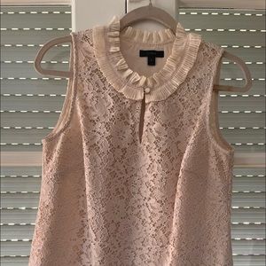 Blush lace blouse